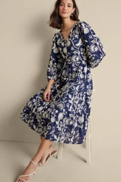 Soft Surroundings Dresses-Tilda Embroidered Midi Dress