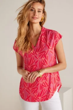 Soft Surroundings Tops-Twilight Luau Printed Tunic