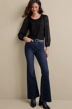 Soft Surroundings Jeans-Ultimate Denim Flare Jeans