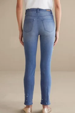 Soft Surroundings Jeans-Ultimate Denim Pearl Straight Leg Jeans