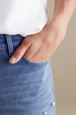 Soft Surroundings Jeans-Ultimate Denim Pearl Straight Leg Jeans