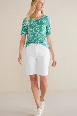 Soft Surroundings Jeans|Pants-Ultimate Denim Slim Leg Shorts