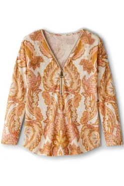 Soft Surroundings Tops|Sweaters & Cardigans-Valentina Zip Sweater