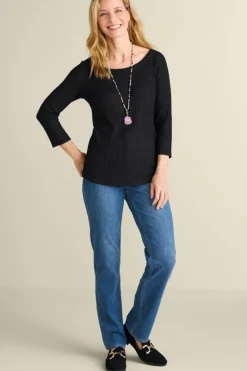 Soft Surroundings Tops-Veda Rib Top