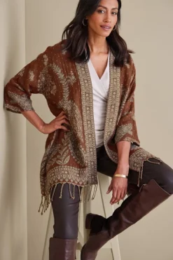 Soft Surroundings Toppers|Jackets & Coats-Versailles Jacquard Topper