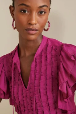 Soft Surroundings Tops-Victoria Ruffle Tunic