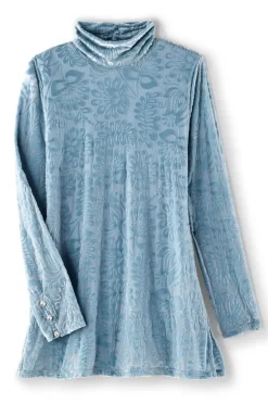 Soft Surroundings Tops-Walden Velvet Turtleneck