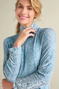 Soft Surroundings Tops-Walden Velvet Turtleneck