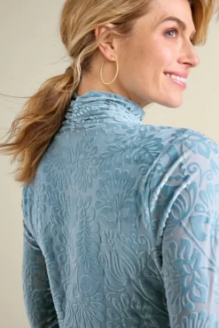 Soft Surroundings Tops-Walden Velvet Turtleneck